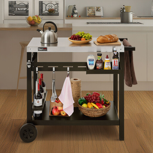 PC3406SE Outdoor Service Cart Barbecue Table