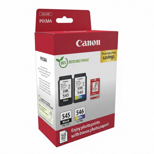 Canon PG-545/CL-546 Multipack met Fotopapier