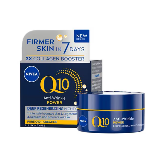NIVEA Q10 Anti-Wrinkle Power Revitalising Night Cream 50ml
