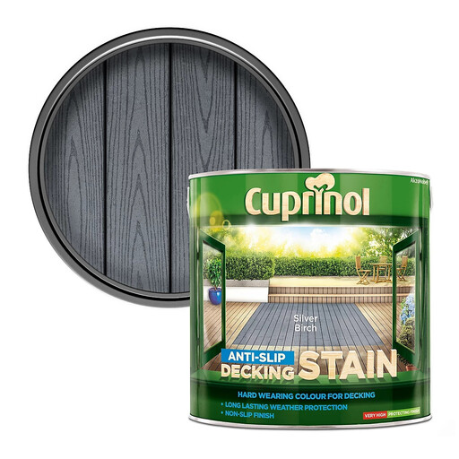 Cuprinol Anti-Slip Decking Stain - Silver Birch