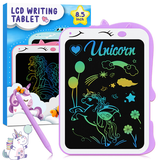 Purple LCD Writing Tablet for Kids