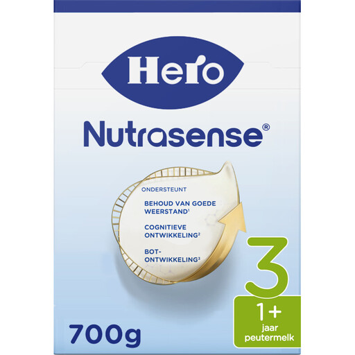Hero Baby Standaard Opvolgmelk 3 met Melkvet 1+ Jaar 700 gr