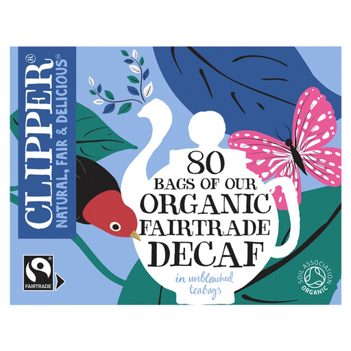 Clipper Organic Fairtrade Decaf Everyday 80 Tea Bags
