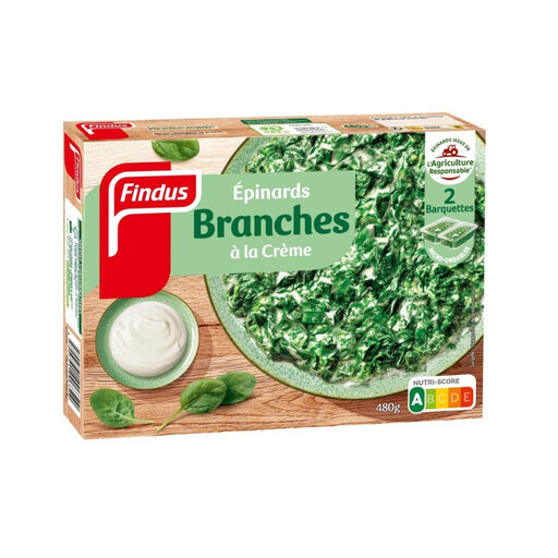 FINDUS ?pinards en Branches à la Crème 480g