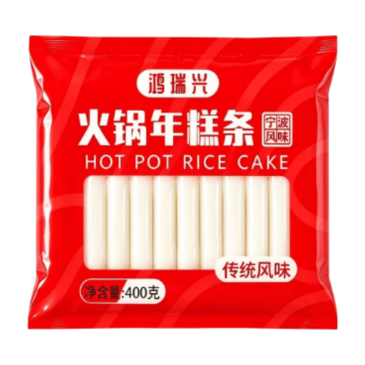 Hong Rui Xing Hot Pot Rice Cake Strips 400g