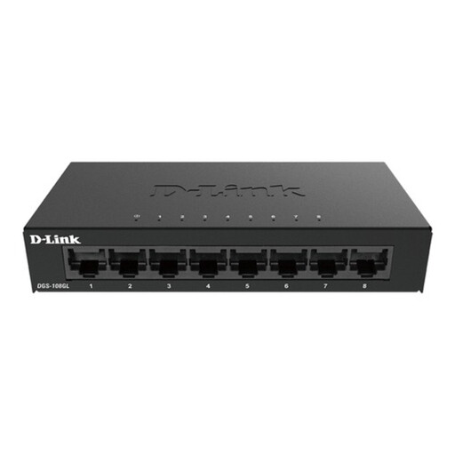 D-Link DGS-108GL eight-port Gigabit desktop switch