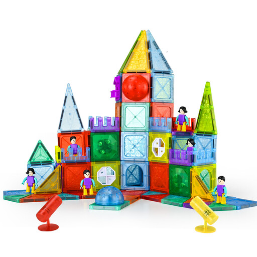 Tokky 3D Transparent Magnetic Tile Blocks