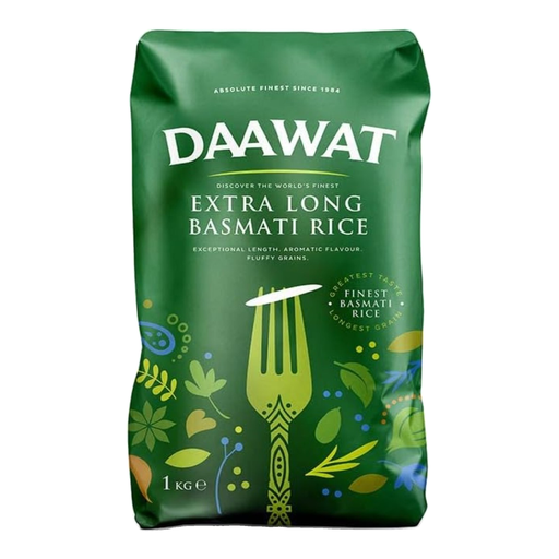 Daawat Green Basmati Extra Long Rice 1 kg