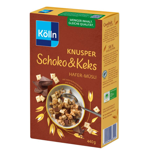 K?lln Crunchy Muesli Chocolate & Cookie Oat 440g