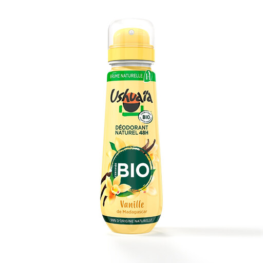 USHUAIA Organic Certified 48h Deodorant Spray Madagascar Vanilla 75ml