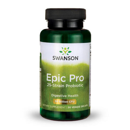 Swanson Epic Pro 25-Strain Probiotic 30 veggie caps
