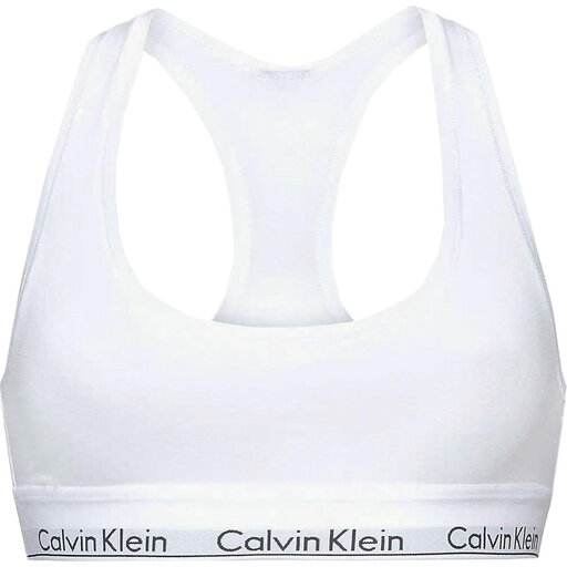 Calvin Klein Unlined Bralette 100 3 White Women XS