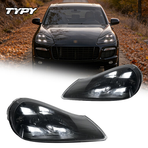 TYPY Phares avant pour Porsche Cayenne 957 2007-2010