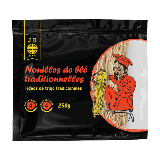 Pack of J.B JAPON Traditional Wheat Noodles 250 g