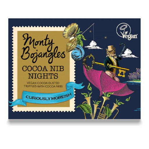 Monty Bojangles Cocoa Nib Nights Cocoa Dusted Truffles 100g
