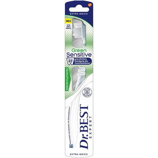 Dr.BEST Expert Toothbrush Green Sensitive EXTRA SOFT 1 pc