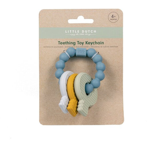 Little Dutch Silicone Teething Toy Keychain