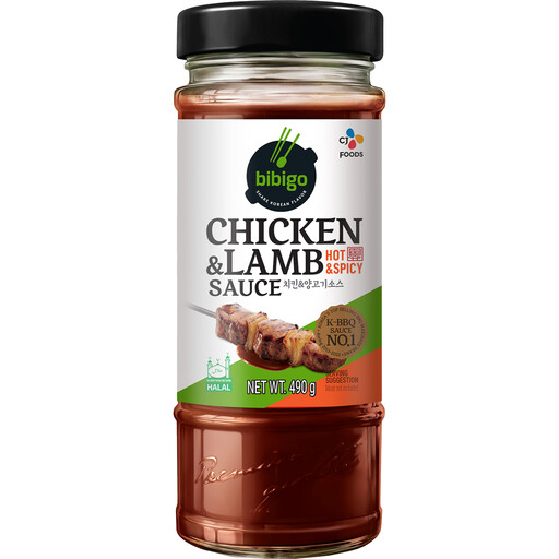 Bibigo Chicken & Lamb Sauce Hot & Spicy 490 g
