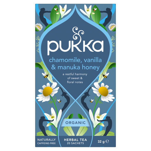 Pukka Chamomile Vanilla & Manuka Honey 20 Herbal Tea Sachets