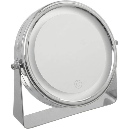 5five LED Make-up Mirror - Silver, 20 cm