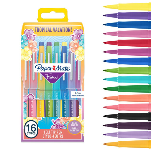 Paper Mate Flair Fibre Tip Markers | Medium Point