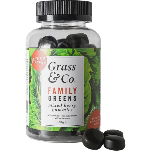 Grass & Co. Family Super Greens Multivitamin Gummies