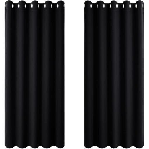 PONY DANCE Eyelet Blackout Curtains