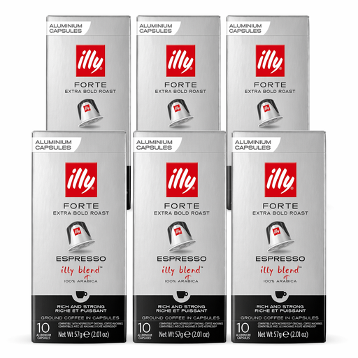 Illy Espresso Coffee Capsules - 6 x 10 pcs