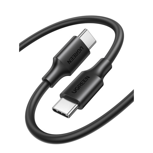 UGREEN USB 2.0 Type-C M-M Round Nickel Cable Black 1.5m