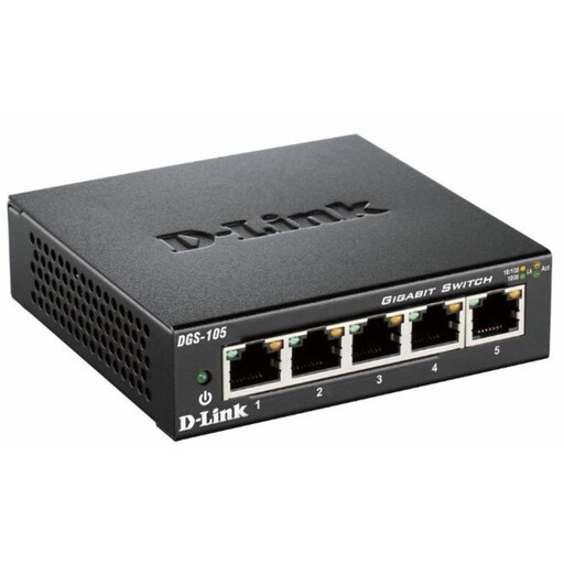 D-Link DGS-105 5 口千兆非网管交换机