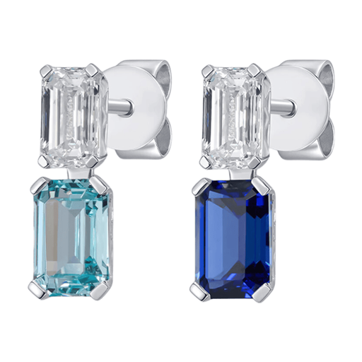 ALAIN MICHAL Collection Illume silver earrings