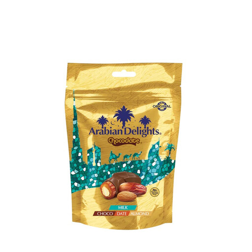 Arabian Delights Dates with nuts milk chocodate with almond 90g