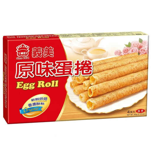Yi Mei 原味蛋卷 60g