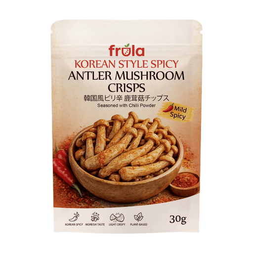 Frula Salt and Pepper King Oyster Mushroom Crisps 30g