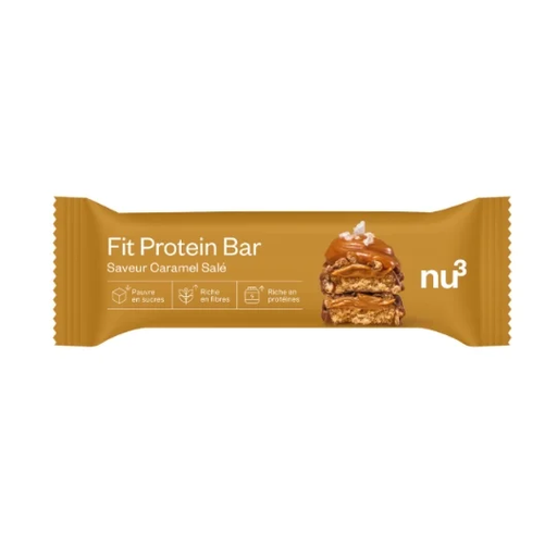 nu3 Fit 咸焦糖蛋白棒，55 g