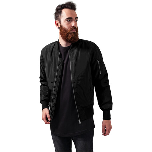 Urban Classics 2-Tone Bomber Jacket blk/blk XL