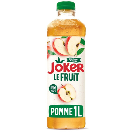 JOKER Le Pur Jus de Pomme Sans Sucres Ajoutés