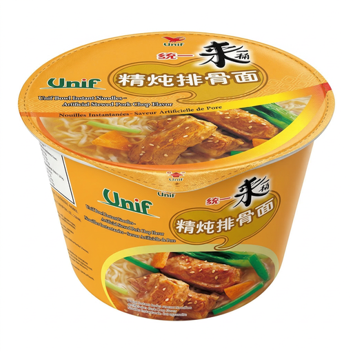 Uni-President Braised Pork Ribs Instant Noodles (Bowl) 110g
