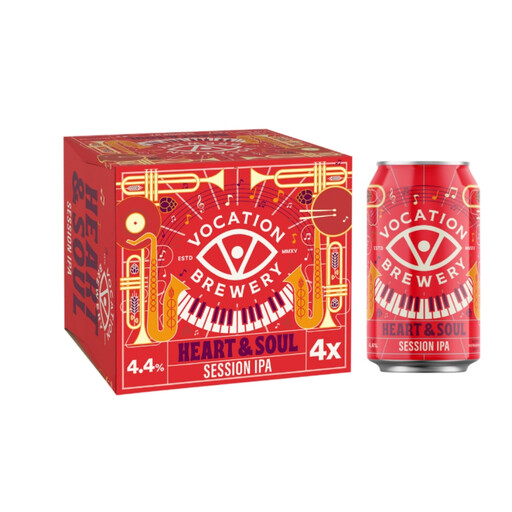 Vocation Heart & Soul Ipa - 4.4% 4X330ml