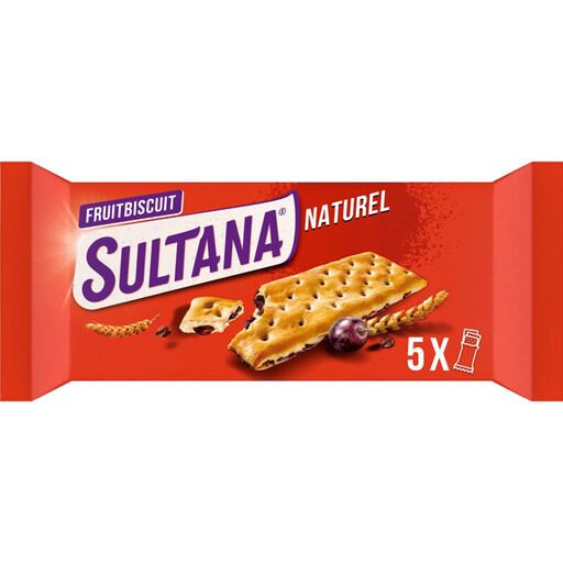 Sultana Fruit Biscuit Natural - 218 g