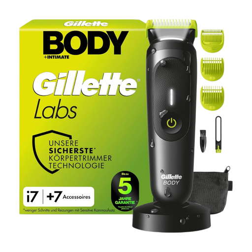 GilletteLabs i5 Body + Intimate Trimmer for Men with SkinFirst Technology