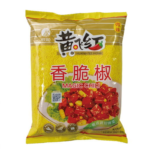 Huang Fei Hong Chili Crisp Snack with Peanuts 308g