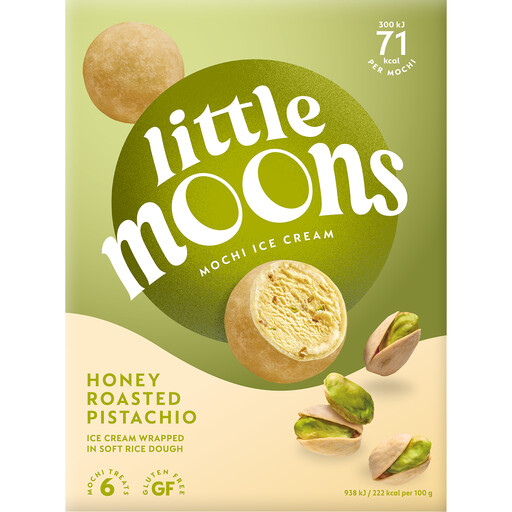 Mochi Glacé Pistache Grillée au Miel Little Moons