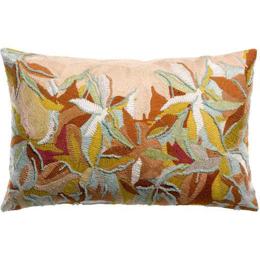 Housse de Coussin Brodée Vivaraise ALINA DRAGEE