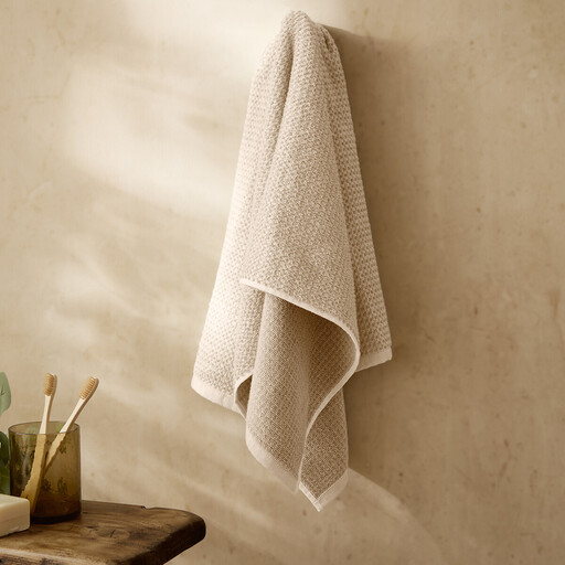 Yard Hand Towel Hebden Waffle Stone