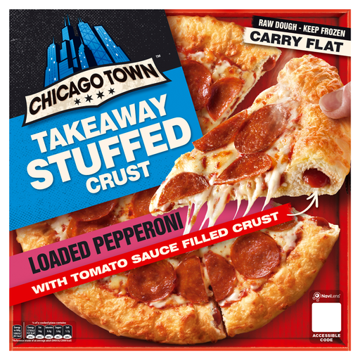 Chicago Town Stuffed Crust Takeaway Loaded Pepperoni Pizza