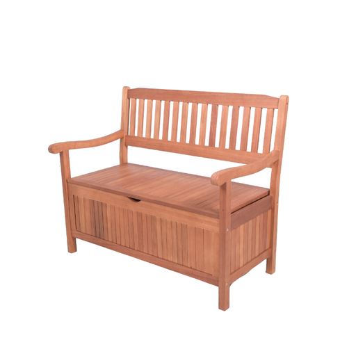 Garden Pleasure 2-Sitzer Holzbank mit Truhe