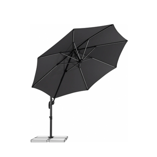 Schneider Umbrella Rhodos Blacklight 300/8 in Anthrazit