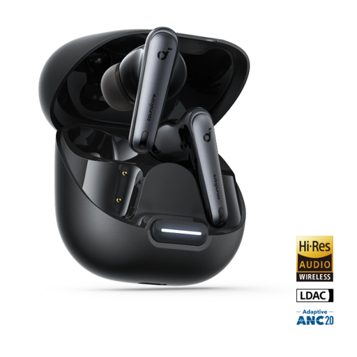 Soundcore Liberty 4 NC wireless earbuds in black