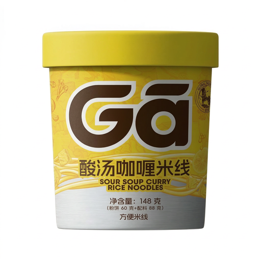 SHIZU ENERGY - Sour Soup Curry Rice Noodles (Cup) 148g